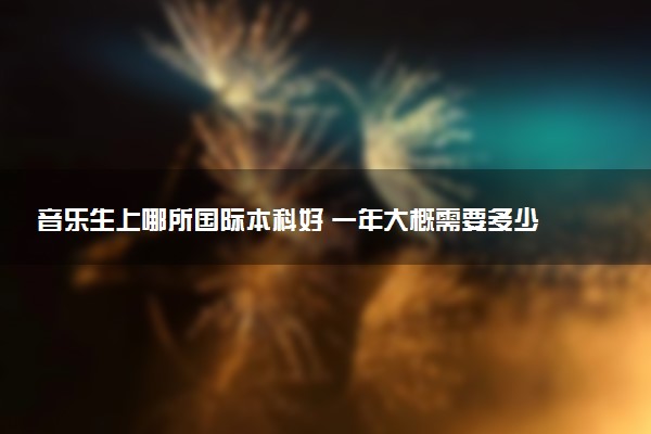音乐生上哪所国际本科好 一年大概需要多少费用