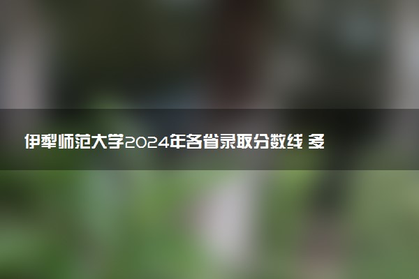 伊犁师范大学2024年各省录取分数线 多少分能考上