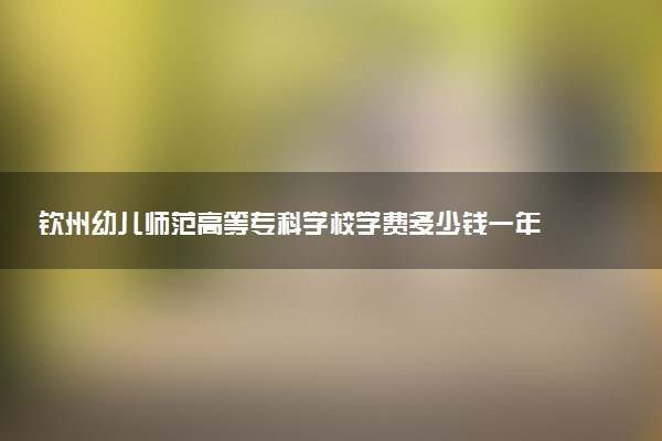 钦州幼儿师范高等专科学校学费多少钱一年 各专业收费标准（2025年参考）